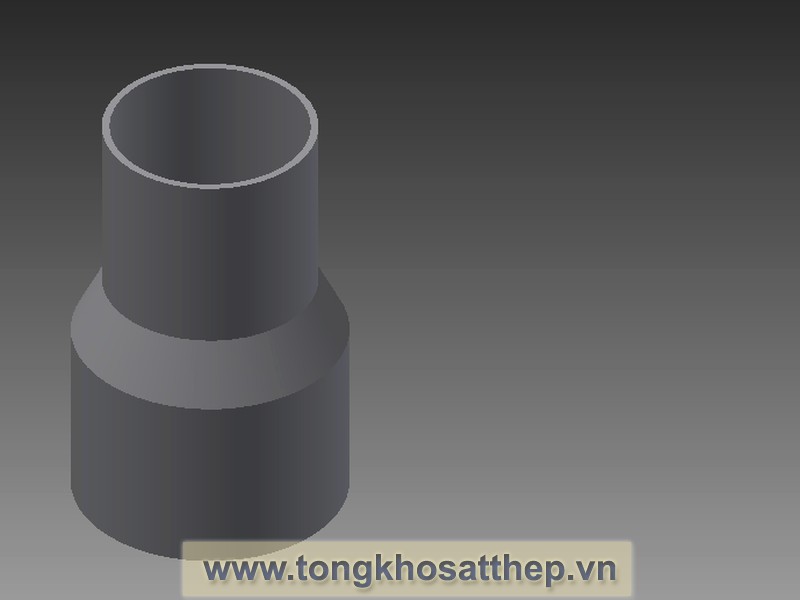 Giảm Thép Lệch Tâm DN100x80 gallery 2