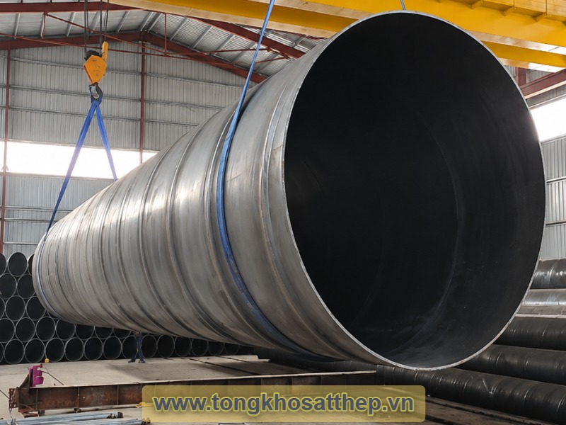 Ống thép hàn xoắn DN3000