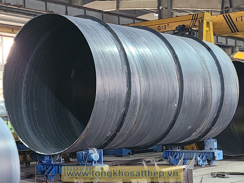 Ống thép hàn xoắn DN3500