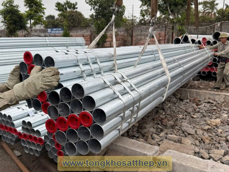 Ống thép mạ kẽm DN25 gallery 2