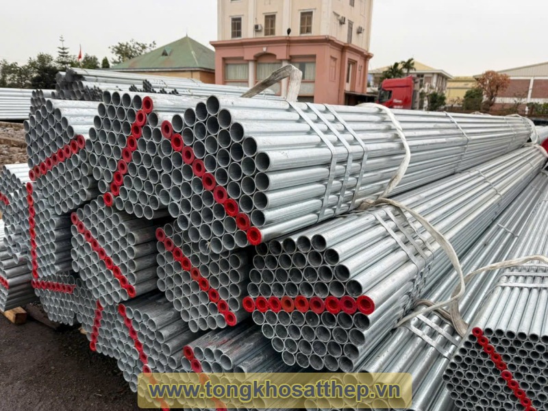 Ống thép mạ kẽm DN40 gallery 2