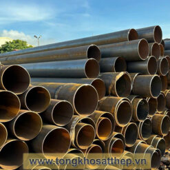 Ống thép hàn DN120 - D127 hình ảnh thực tế tại kho | tongkhosatthep.vn