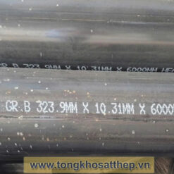 Ống thép hàn DN300 - D325 hình ảnh thực tế tại kho | tongkhosatthep.vn