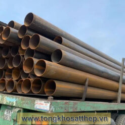 Ống thép hàn DN350 - D355 hình ảnh thực tế tại kho | tongkhosatthep.vn