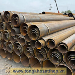 Ống thép hàn DN350 - D355 hình ảnh thực tế tại kho | tongkhosatthep.vn