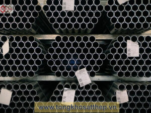 Ống thép hàn DN32 - D42 hình ảnh thực tế tại kho | tongkhosatthep.vn