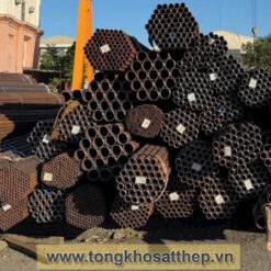 Ống thép hàn DN40 - D49 hình ảnh thực tế tại kho | tongkhosatthep.vn
