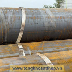 Ống thép hàn DN600 - D610 hình ảnh thực tế tại kho | tongkhosatthep.vn