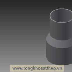 Giảm thép đồng tâm DN50x32 ASME B16.11 - tongkhosatthep.vn