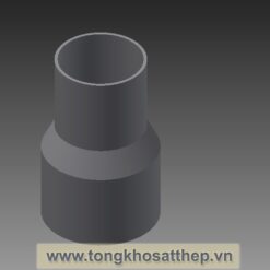 Giảm thép đồng tâm DN80x50 ASME B16.11 - tongkhosatthep.vn