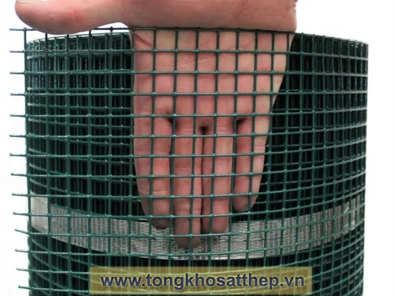 luoi thep boc nhua pvc o 12x12mm 1