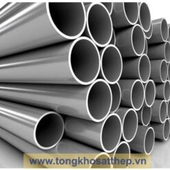 Cận cảnh bề mặt ống inox hàn tròn SUS304