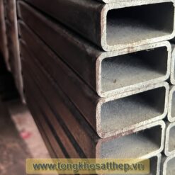 Ống thép hộp chữ nhật 40 x 80 JIS G3466 - tongkhosatthep.vn