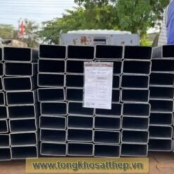 Ống thép hộp chữ nhật 50 x 100 JIS G3466 - tongkhosatthep.vn