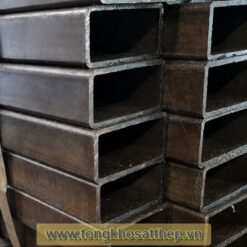 Ống thép hộp chữ nhật 80 x 120 JIS G3466 - tongkhosatthep.vn