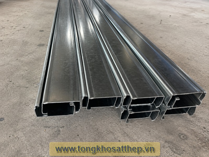 Xà gồ C120 mạ kẽm - tongkhosatthep.vn