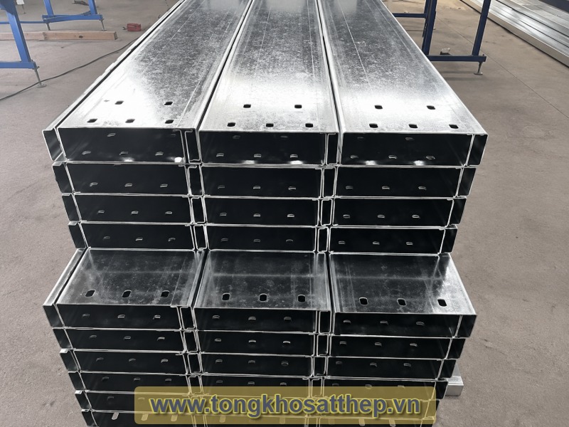 Xà gồ C150 mạ kẽm - tongkhosatthep.vn