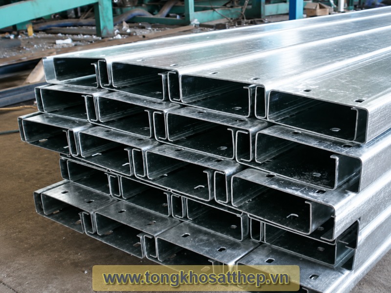 Xà gồ C180 mạ kẽm - tongkhosatthep.vn