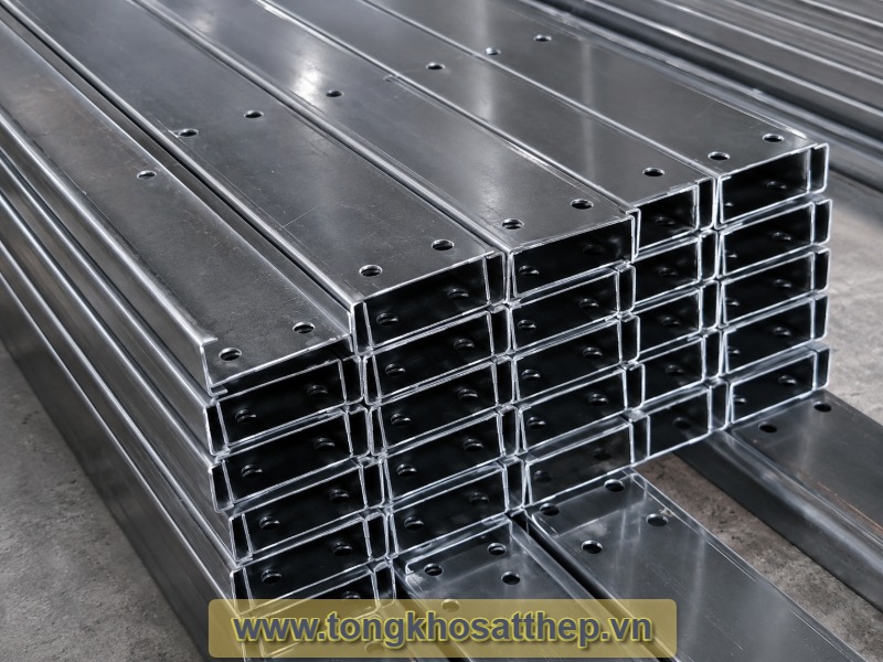 Xà gồ C300 mạ kẽm - tongkhosatthep.vn